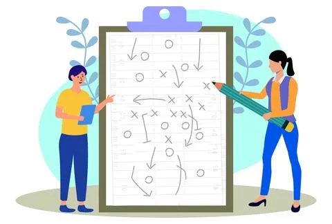 Tactics Concept Illustration Stock Illustration