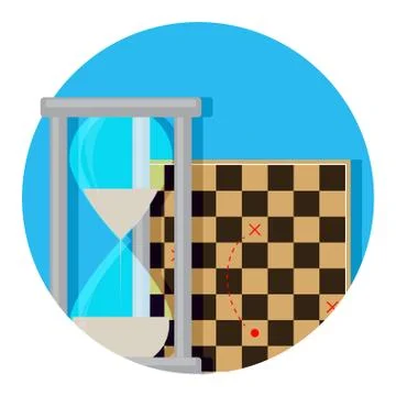 Tactics of using time Stock Illustration