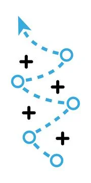 Tactics vector icon.Tactics business concept icon and symbol. Flat design. Ve Stock Illustration