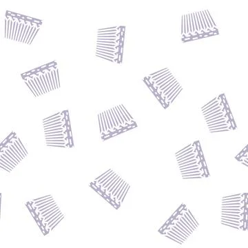 Tactile flooring glyph vector seamless pattern Stock Illustration