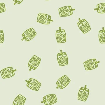 Tactile toy fidget line vector seamless pattern 库存插图