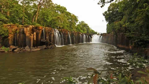 Tad Pha Suam Waterfall Stock Footage 98522932