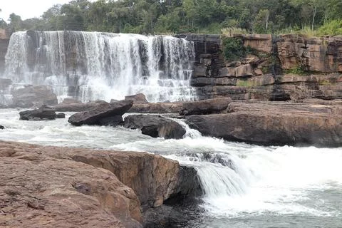 Tad Sae Pha Waterfall Stock Photos