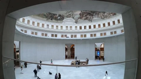 Tadao Ando Design - Bourse De Commerce Museum - Paris, France 動画素材 238631381