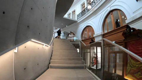 Tadao Ando Design - Bourse De Commerce Museum - Paris, France 動画素材 238631393