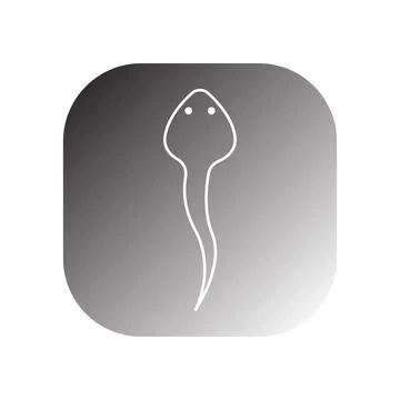 Tadpole icon vector Illustrazione stock