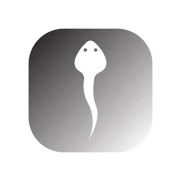 Tadpole icon vector Illustrazione stock