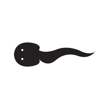 Tadpole icon vector Illustrazione stock