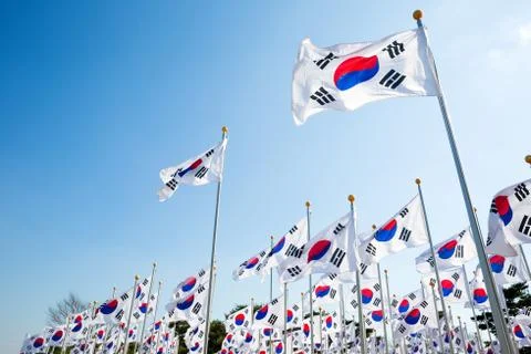 Taegeukgi Foto stock