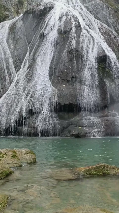 Taeno waterfall Stock Footage 242386746