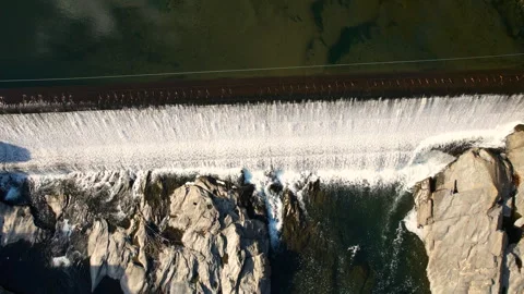 Taftsville Water Fall Stock Footage 313845929