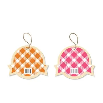 Tag bar code scottish Stock Illustration