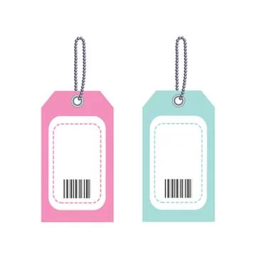 Tag barcode Stock Illustration