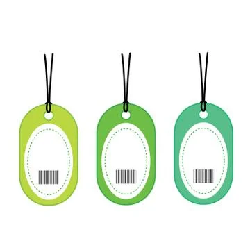 Tag barcode Stock Illustration