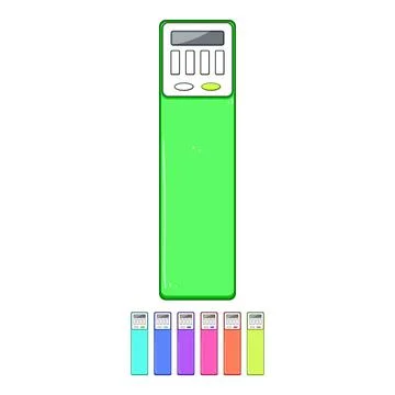 Tag digital bookmark cartoon vector graphic Stock Illustration