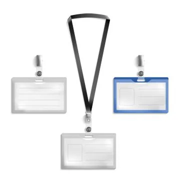 Tag holder Ilustración de archivo