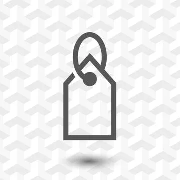 Tag icon stock vector illustration flat design 스톡 일러스트