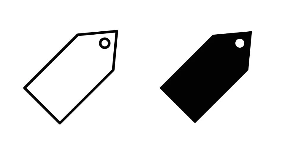 Tag icon vector design illustrations Stock Illustration