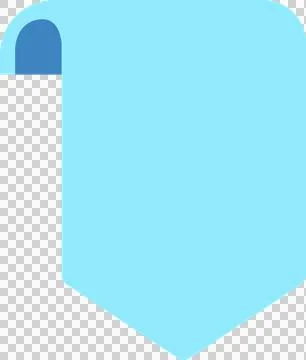 Tag label blue 5 Stock Illustration