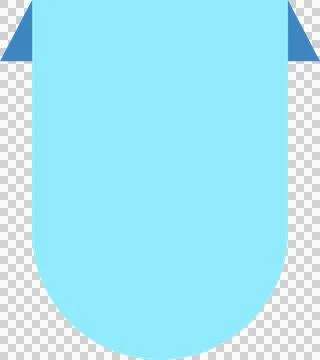 Tag label blue 7 Stock Illustration