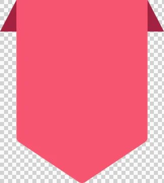Tag label Red 10 Stock Illustration