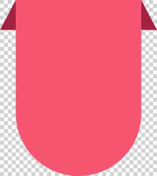 Tag label Red 7 Stock Illustration