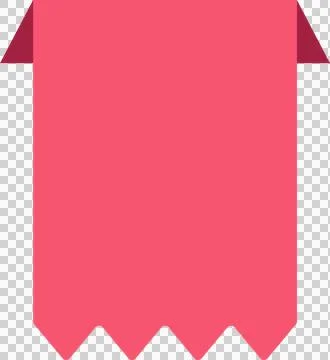 Tag label Red 8 Stock Illustration