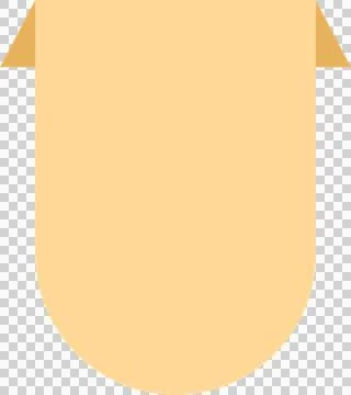 Tag label yellow 7 Stock Illustration