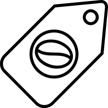 Tag Line Icon Design Stock Illustration