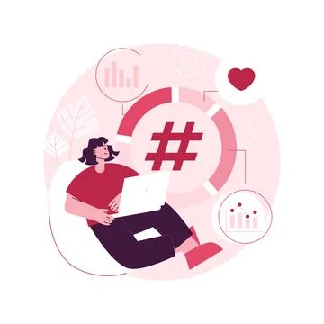 Tag management abstract concept vector illustration. Stock Illustration