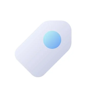 Tag pixel perfect flat gradient two-color ui icon Illustrazione stock