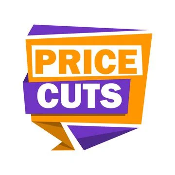 Tag price cuts, vector illustration Stock Illustration
