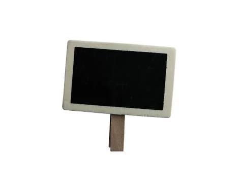 Tag sign for write on the white background Foto stock