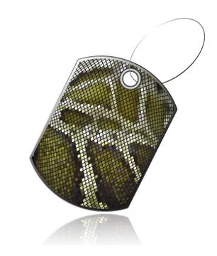 Tag of snake skin 스톡 일러스트