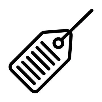 Tag Vector Icon Design Illustration Stock Illustration