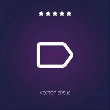 Tag vector icon Stock Illustration