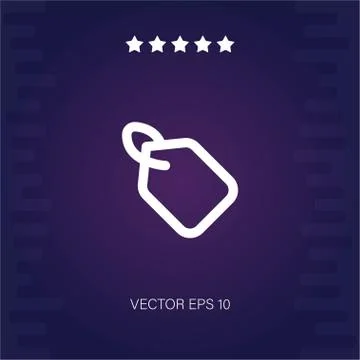 Tag vector icon Stock Illustration