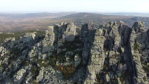 Taganay, Responsive crest Video stock 249438362