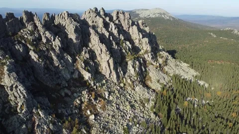 Taganay, Responsive crest Video stock 249438659