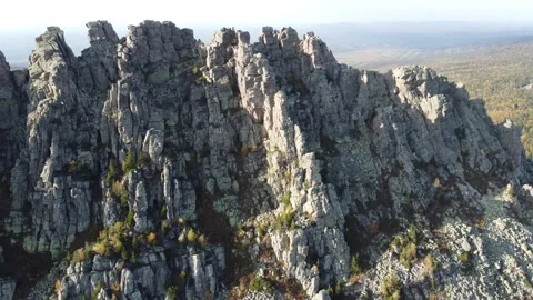 Taganay, Responsive crest Video stock 249438724