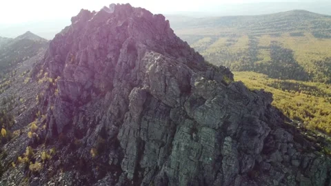 Taganay, Responsive crest Video stock 249438792