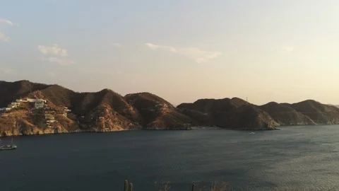 Taganga sunset Stock Footage 107083554