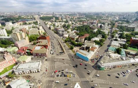 Taganskaya intersection Foto stock