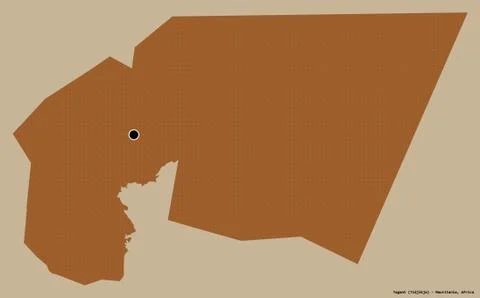 Tagant, region of Mauritania, on solid. Pattern Stock Illustration