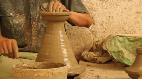 Tagine Pottery Making Morocco 動画素材 93045108