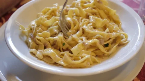 Tagliatelle Stock Footage 82453630