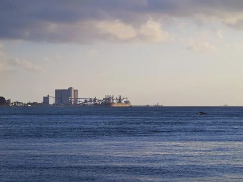 Tagus river in lisbon Stock Photos