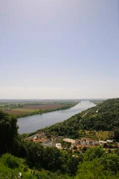 Tagus, tejo river valley Stock Photos