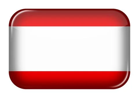 Tahiti web icon rectangle button Stock Photos