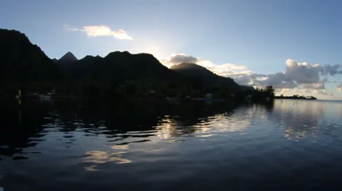 Tahitian Hills Video stock 44187656